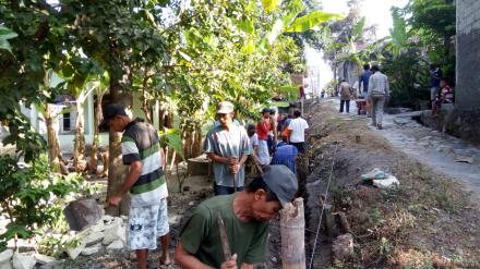 Pembangunan Talud Jalan Padat Karya 2018