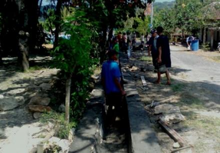 Pembangunan Drainase Gendeng RT 3 + 6