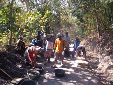 Padat Karya Infrastruktur berdayakan masyarakat Kenalan Bangunjiwo