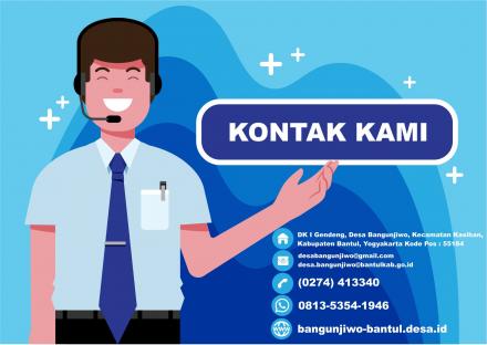 Kontak Pemerintah Kalurahan Bangunjiwo