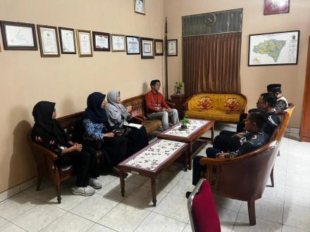 Kunjungan BPS Kabupaten Bantul di Bnagunjiwo dalam rangka Program Desa Cantik