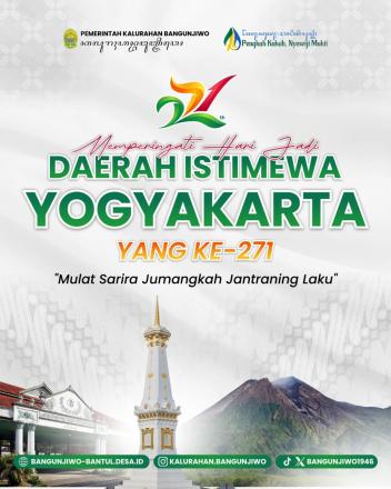Peringatan 271 Hadeging Daerah Istimewa Yogyakarta