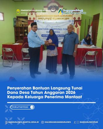 Penyaluran BLT DD Periode Bulan Juni TA 2026