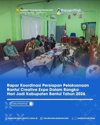 Rapat Koordinasi Persiapan Bantul Cerative Expo Tahun 2026