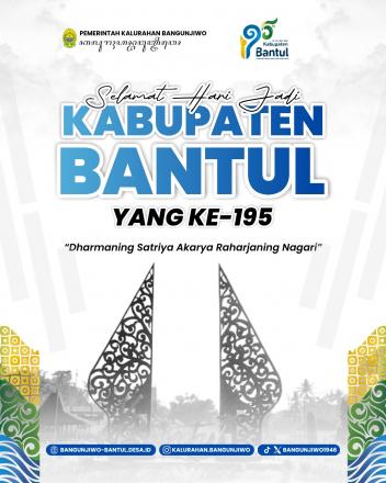 Hari Jadi Ke-195 Kabupaten Bantul Tahun 2026