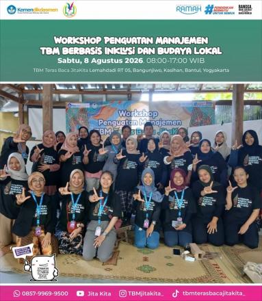 Workshop Penguatan Manajemen TBM Berbasis Inklusi dan Budaya Lokal