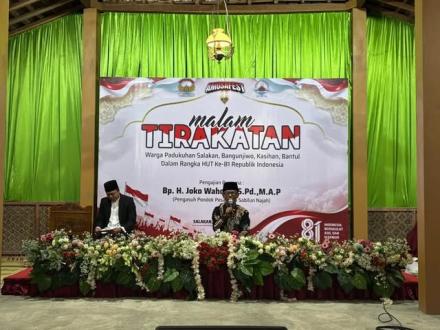 Kegiatan malam Tirakatan warga Padukuhan Salakan