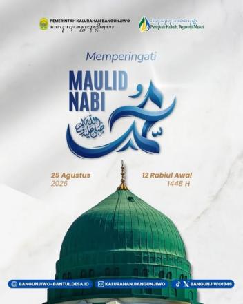 Selamat Memperingati Maulid Nabi Muhammad SAW 