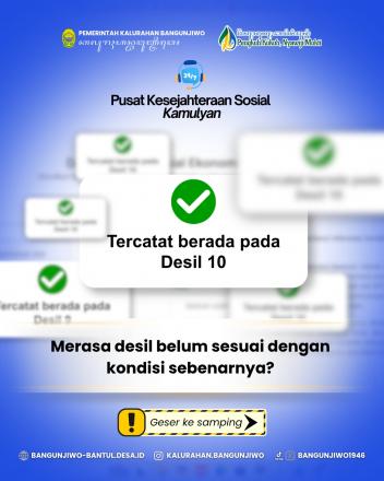 INFORMASI ALUR UPDATE DATA DESIL 