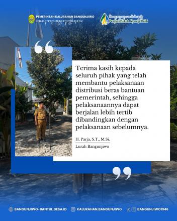 Apel Pamong Kalurahan Bangunjiwo Senin 21 September 2026